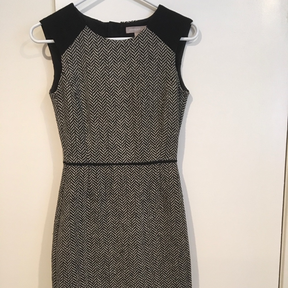 Banana republic herringbone dress